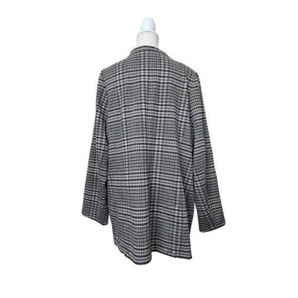 Soft Surroundings St. James Plaid Open Front Jacket Blazer Size 1X - Picture 3 of 13
